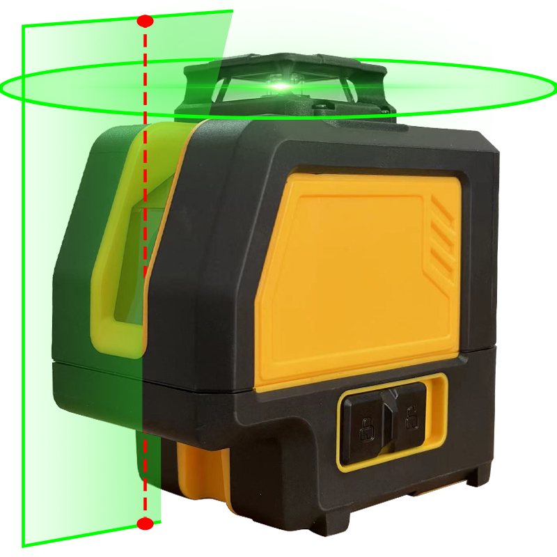 Five Lines With Two Dot Laser Level LL-1C1V2PG