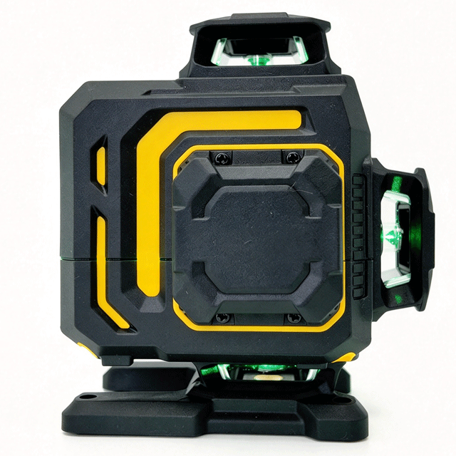 LS-4JG 4D 16 خط 4&times;360 درجة مستوى الليزر الأخضر ذاتي التسوية